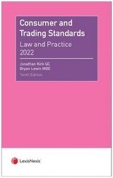 Consumer and Trading Standards - Lewin, Bryan; Kirk, Jonathan