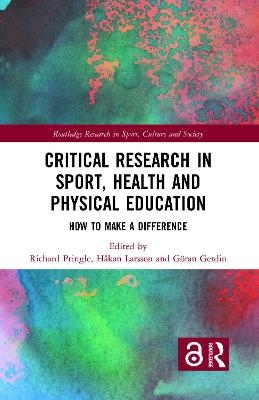 Critical Research in Sport, Health and Physical Education - 