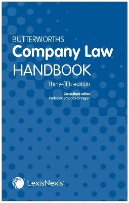 Butterworths Company Law Handbook - Brenda Hannigan