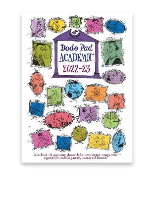 Dodo Pad Academic 2022-2023 Filofax-compatible A5 Organiser Diary Refill, Mid Year / Academic Year, Week to View - Lord Dodo