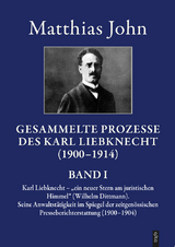 Die gesammelten Prozesse des Karl Liebknecht im Spiegel der zeitgenössischen Presseberichterstattung 1900–1914 - Matthias John