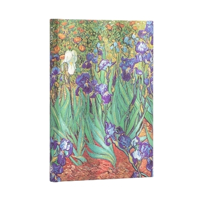 Van Gogh’s Irises Midi Unlined Hardcover Journal -  Paperblanks