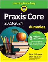 Praxis Core 2023-2024 For Dummies with Online Practice - Kirkland, Carla C.; Cleveland, Chan