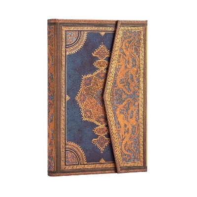 Safavid Indigo (Safavid Binding Art) Mini Lined Hardcover Journal -  Paperblanks