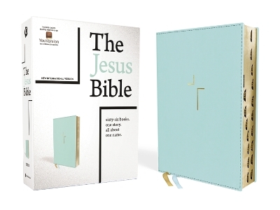 The Jesus Bible, NIV Edition, (With Thumb Tabs to Help Locate the Books of the Bible), Leathersoft, Teal, Thumb Indexed, Comfort Print