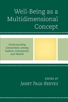 Well-Being as a Multidimensional Concept - 