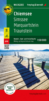 Chiemsee, Wander-, Rad- und Freizeitkarte 1:50.000, freytag & berndt, WK D5203 - 