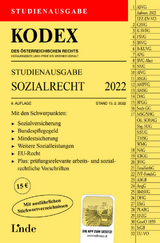 KODEX Studienausgabe Sozialrecht 2022 - Brameshuber, Elisabeth; Doralt, Werner