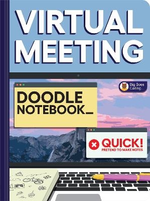 Virtual Meeting Doodle Notebook -  Books By Boxer