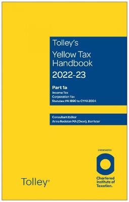 Tolley's Yellow Tax Handbook 2022-23