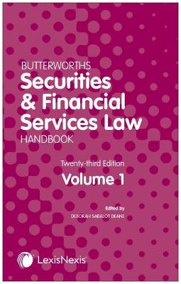 Butterworths Securities and Financial Services Law Handbook - 