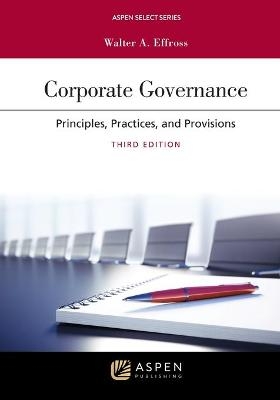 Corporate Governance - Walter A Effross
