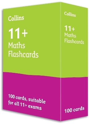 11+ Maths Flashcards -  Collins 11+