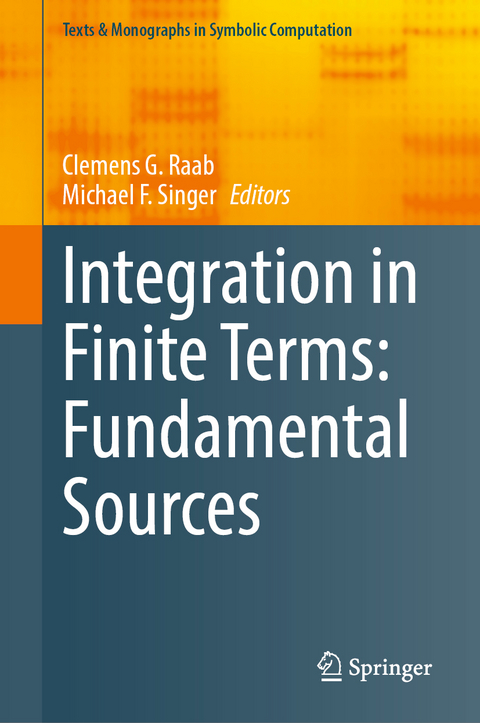 Integration in Finite Terms: Fundamental Sources - 