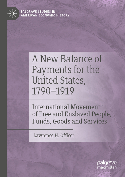 A New Balance of Payments for the United States, 1790–1919 - Lawrence H. Officer