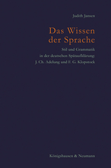 Das Wissen der Sprache - Judith Jansen