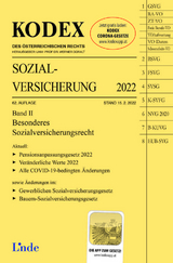 KODEX Sozialversicherung 2022, Band II - Brameshuber, Elisabeth; Doralt, Werner