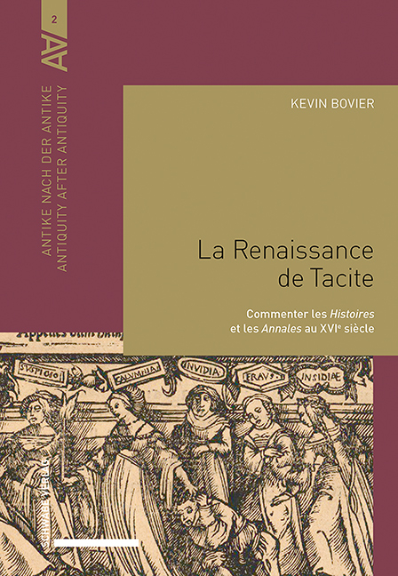La Renaissance de Tacite - Kevin Bovier