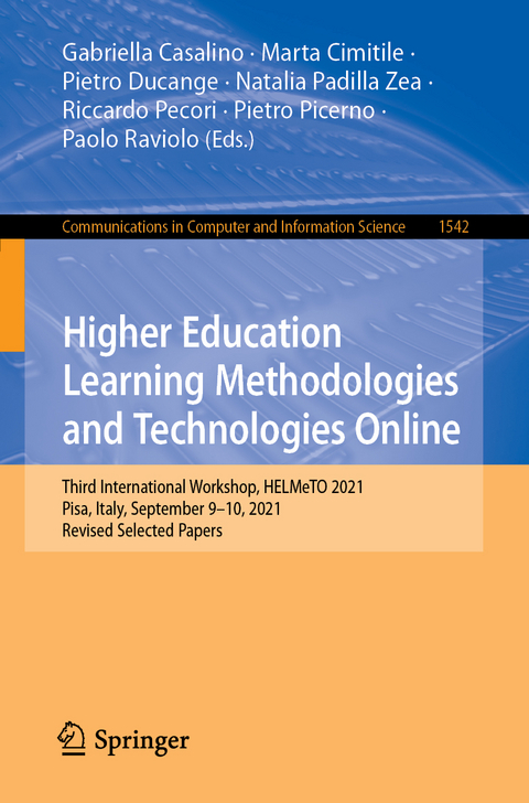 Higher Education Learning Methodologies and Technologies Online - 
