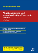 Abgabenordnung und steuerbegünstigte Zwecke für Vereine - Dauber, Harald; Herzberg, Anja