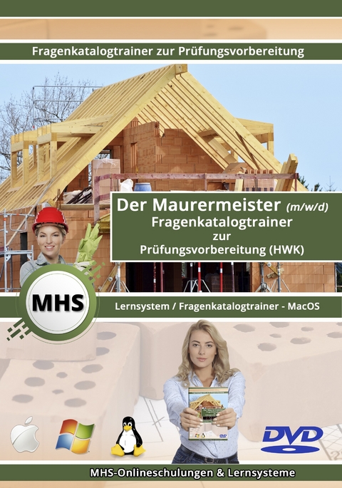MHS Maurermeister (m/w/d) Lerntrainer für MAC-OS mit über 3290 Lernfragen - Thomas Mueller