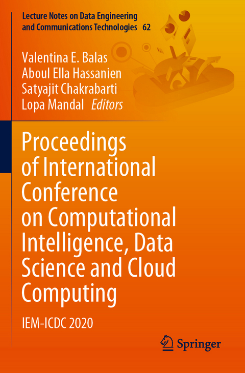 Proceedings of International Conference on Computational Intelligence, Data Science and Cloud Computing - 