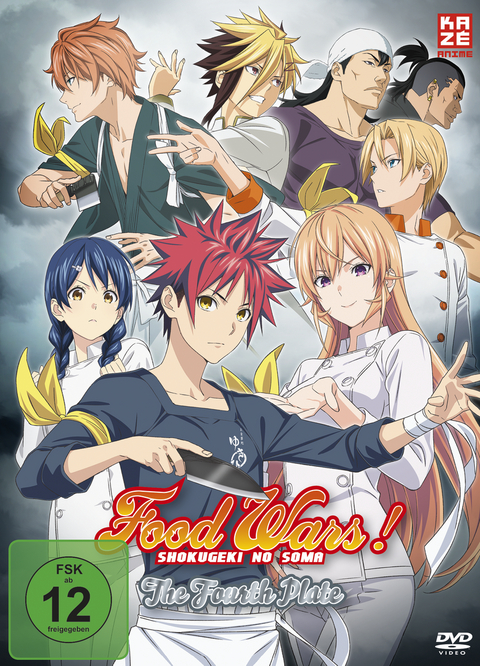 Food Wars! The Fourth Plate - 4. Staffel - DVD 1 mit Sammelschuber (Limited Edition) - Yoshitomo Yonetani