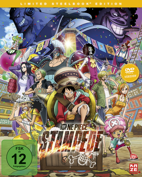 One Piece: Stampede - Movie - DVD - Steelbook - Takashi Otsuka