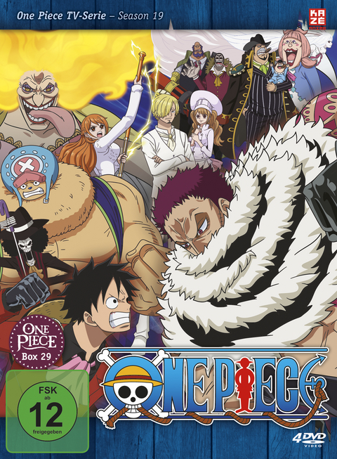 One Piece - TV-Serie - Box 29 (Episoden 854-877) [4 DVDs] - Hiroaki Miyamoto, Junji Shimizu, Kônosuke Uda, Munehisa Sakai