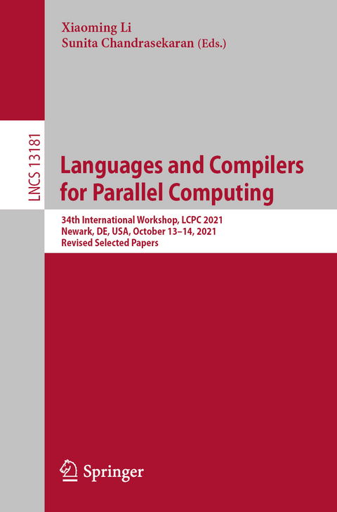 Languages and Compilers for Parallel Computing - 