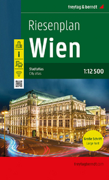 Wien, Riesenplan, Stadtatlas 1:12.500, freytag & berndt - 