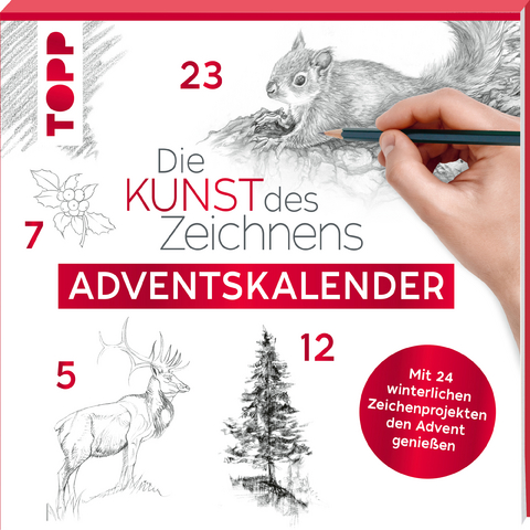 Adventskalender Die Kunst des Zeichnens. -  Frechverlag