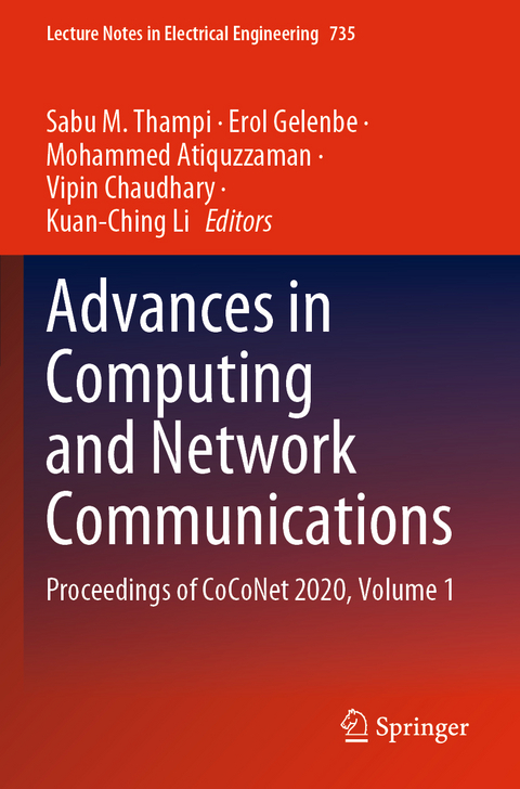 Advances in Computing and Network Communications - 