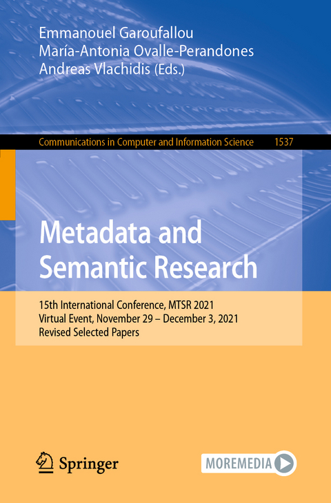 Metadata and Semantic Research - 