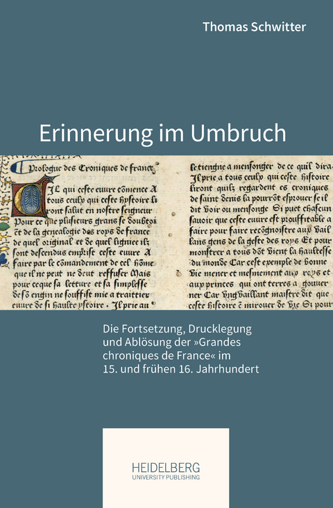 Erinnerung im Umbruch - Thomas Schwitter