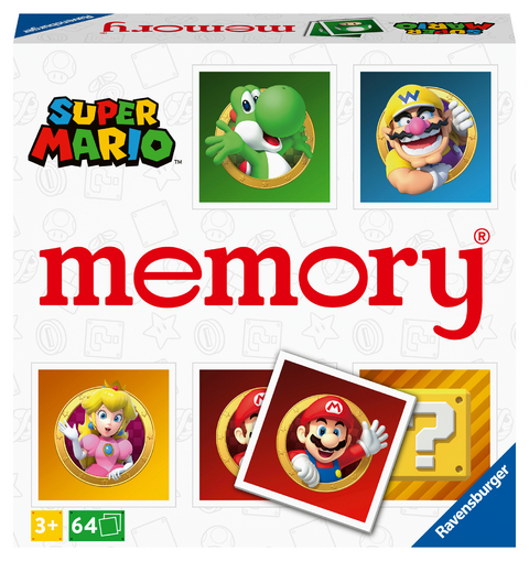 Ravensburger memory® Super Mario - 20925 - der Spieleklassiker für Super Mario-Fans, Merkspiel für 2-8 Spieler ab 3 Jahren - William H. Hurter