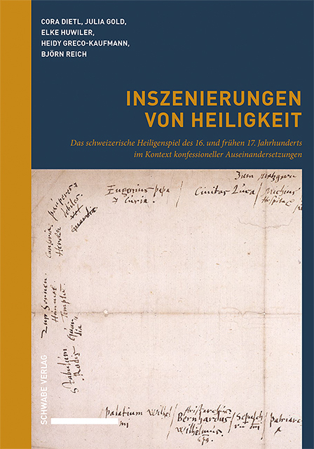 Inszenierungen von Heiligkeit - Cora Dietl, Julia Gold, Heidy Greco-Kaufmann, Elke Huwiler, Björn Reich