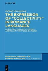 The expression of “collectivity” in Romance languages - Désirée Kleineberg