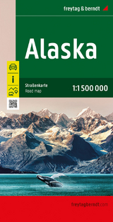 Alaska, Straßenkarte 1:1.500.000, freytag & berndt - 