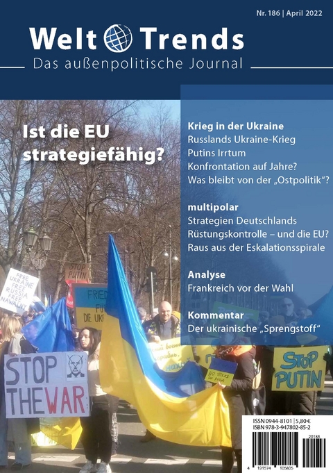 Ist die EU strategiefähig? - Erhard Crome, Petra Erler, Siegfried Fischer, Hans-Joachim Gießmann, René Heilig, Lutz Kleinwächter, Wulf Lapins, John P. Neelsen, Holger Politt, Michael Martin Richter, Wolfgang Schwarz, Hubert Thielicke, Johannes Varwick