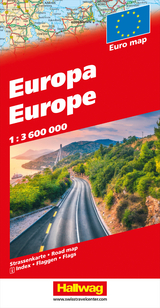 Europa Strassenkarte 1:3,6 Mio. - 