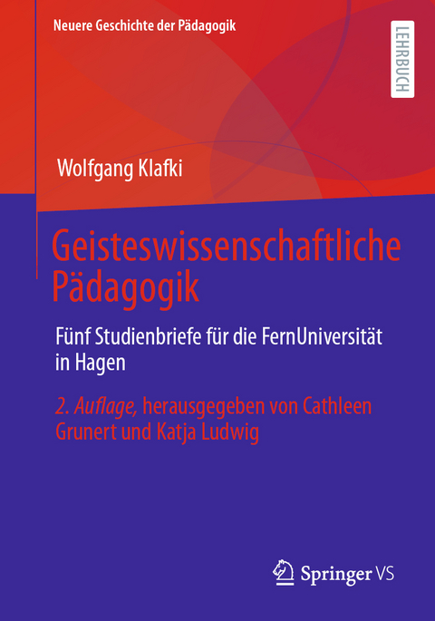 Geisteswissenschaftliche Pädagogik - Wolfgang Klafki