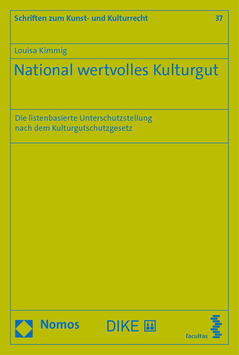 National wertvolles Kulturgut - Louisa Kimmig