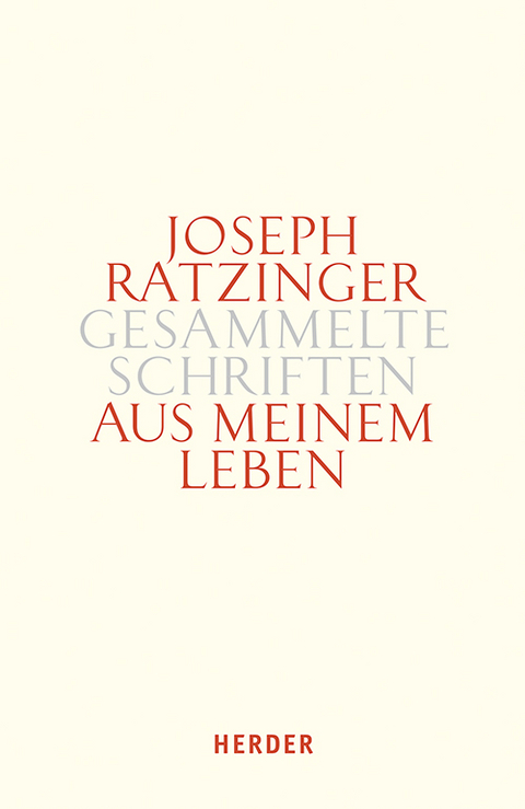 Aus meinem Leben - Joseph Ratzinger