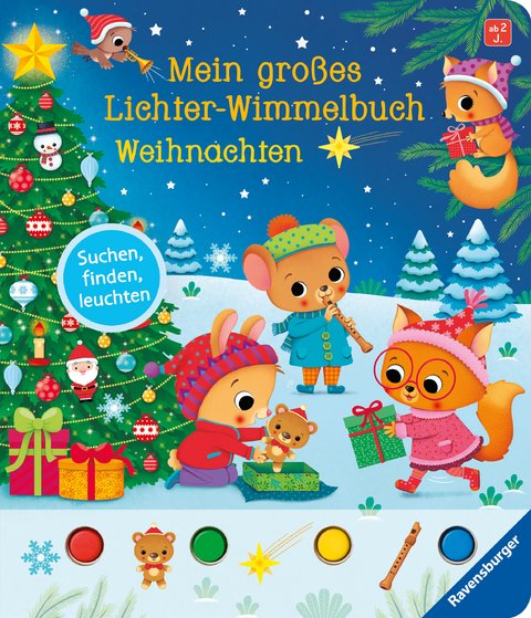 Mein großes Lichter-Wimmelbuch: Weihnachten - Sandra Grimm