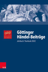 Göttinger Händel-Beiträge, Band 23 - 