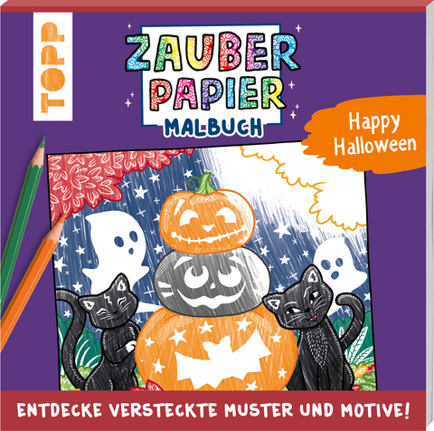 Zauberpapier Malbuch Happy Halloween - Natascha Pitz