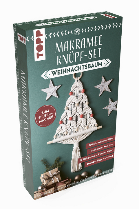 Makramee Knüpf-Set Weihnachtsbaum - Sema Kaya