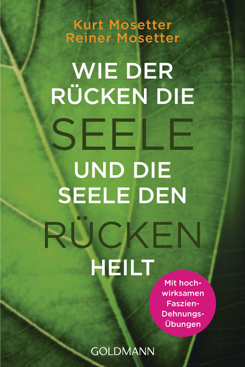 Wie der Rücken die Seele und die Seele den Rücken heilt - Kurt Mosetter, Reiner Mosetter