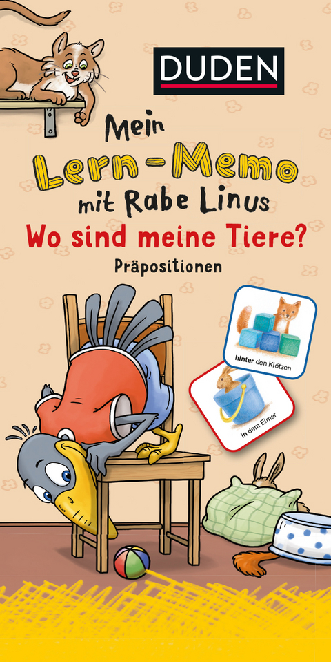 Mein Lern-Memo mit Rabe Linus - Wo sind meine Tiere? VE/3 - Dorothee Raab